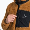 Men's KADVA Rodvik fleece sweatshirt brown 7