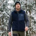 Men's sleeveless jacket KADVA RODVIK VEST navy blue 11
