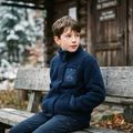 Children's KADVA Rodvik JR navy fleece sweatshirt 10
