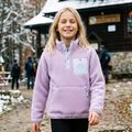 Children's fleece sweatshirt KADVA RODIA JRG purple 10