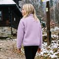 Children's fleece sweatshirt KADVA RODIA JRG purple 11