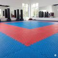 Mat HOOK FIGHTING x Jen Yau tatami puzzle with World Taekwondo Federation certification blue 4