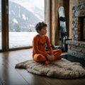 Zestaw bielizny termoaktywnej dla dzieci KADVA ALPINESTEP THERMO LIGHT PLUS JR SET pomarańczowy 5