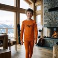 Zestaw bielizny termoaktywnej dla dzieci KADVA ALPINESTEP THERMO LIGHT PLUS JR SET pomarańczowy 7