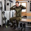 Men's thermal underwear set KADVA Alpinestep Thermo SH Light Plus Set Green 4