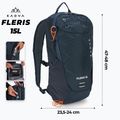 KADVA Fleris 15 l navy hiking backpack 2