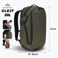 Hiking backpack KADVA Glejt 30 l green 2