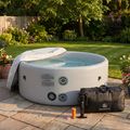 AQUASTIC ONSEN inflatable pool drop stitch 700 l 150 cm grey 19