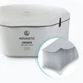 Inflatable pool AQUASTIC ONSEN drop stitch 1400 l 186 cm grey 14