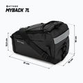 Bike carrier bag ATTABO MyBack 7 l black 7