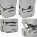 Portable toilet KADVA Throno grey 14