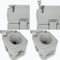 Portable toilet KADVA Throno grey 15