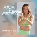 Exercise band set XTREXO x Anna Lewandowska bands Beige/Azul Bruma 2