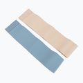 Exercise band set XTREXO x Anna Lewandowska bands Beige/Azul Bruma