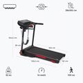 XTREXO X110+ treadmill with massager black 3