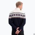 Men's sweater Woolcano SWT1091 Granatowy/Kremowy 2
