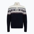 Men's sweater Woolcano SWT1091 Granatowy/Kremowy