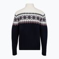 Men's sweater Woolcano SWT1091 Granatowy/Kremowy 2