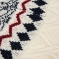 Women's sweater Woolcano SWT1092 Kremowy/Granatowy 9
