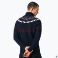 Men's sweater Woolcano SWT1093 Granatrowy/Kremowy 2