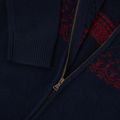 Men's sweater Woolcano SWT1093 Granatrowy/Kremowy 4