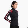 Women's sweater Woolcano SWT1094 Czarny/Kremowy/ Czerwony