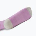 Women's ski socks Woolcano SCK1096 Szary/Różowy 4