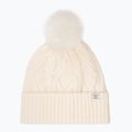 Women's cap Woolcano HAT1100 Kremowy