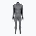 Women's thermal underwear set Woolcano SET1121 Granatowy