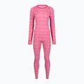 Women's thermal underwear set Woolcano SET1109 Pink