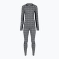 Women's thermal underwear set Woolcano SET1109 Granatowy