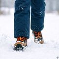 Children's snow boots KADVA RUBYE MID WP Brażowy/Czarny/Pomarańczowy 10
