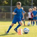 Children's football kit OneTeam Precision Set shirt and shorts blue 14