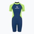 Children's wetsuit AQUASTIC Wavey Jrb 2 mm green/navy blue 3