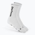 Children's football socks OneTeam Precision Grip non-slip 2-pack white
