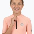 Children's cycling jersey ATTABO TEVRA JR short zip pink 3