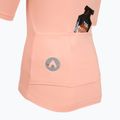 Children's cycling jersey ATTABO TEVRA JR short zip pink 13