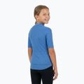 Children's cycling jersey ATTABO TEVRA JR short zip blue 2