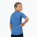 Children's cycling jersey ATTABO TEVRA JR short zip blue 4