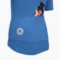 Children's cycling jersey ATTABO TEVRA JR short zip blue 13