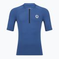 Men's cycling jersey ATTABO TEVRA short zip navy blue 8