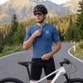 Men's cycling jersey ATTABO TEVRA short zip navy blue 7