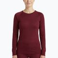 Women's thermal underwear set WOOLCANO Merino SET0543 maroon 5