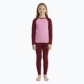 Children's thermal underwear set WOOLCANO Merino SET0982 purple