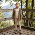 Children's thermal underwear set WOOLCANO Merino SET0982 beige 7