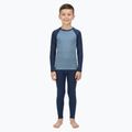 Children's thermal underwear set WOOLCANO Merino SET0982 blue