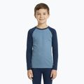 Children's thermal underwear set WOOLCANO Merino SET0982 blue 5