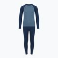 Children's thermal underwear set WOOLCANO Merino SET0982 blue 8