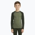 Children's thermal underwear set WOOLCANO Merino SET0982 khaki 5