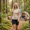 Women's trekking T-shirt KADVA Merivra merino beige 5